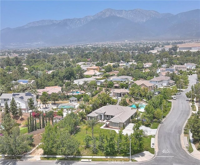 6236 Ashton Pl, Rancho Cucamonga, CA 91739 - aerial perspective of suburban area with mountains