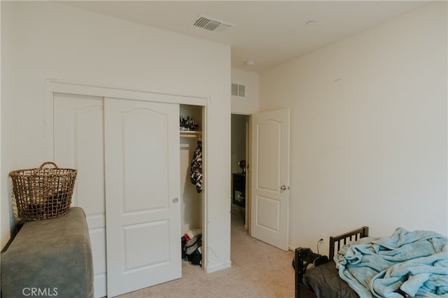 635 Pegasus Dr, Merced, CA 95348 - bedroom with light colored carpet and a closet
