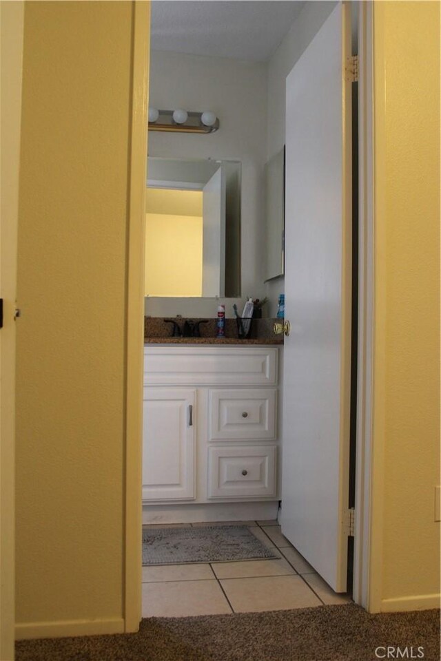 1848 Cascadian Way, San Jacinto, CA 92583 - bathroom featuring vanity and tile patterned floors