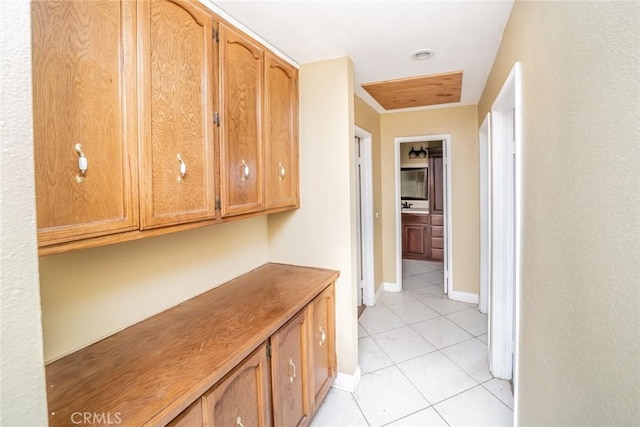 11220 Puente Way, Jurupa Valley, CA 91752 - hall featuring light tile patterned flooring and baseboards