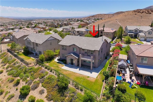 37351 Paintbrush Dr, Palmdale, CA 93551 - aerial view of residential area with a mountain backdrop