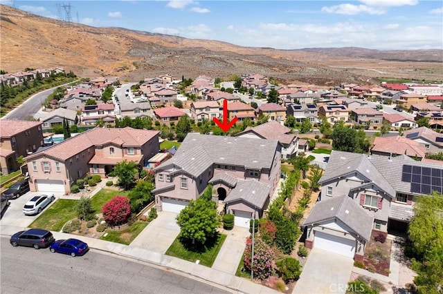 37351 Paintbrush Dr, Palmdale, CA 93551 - aerial view of residential area featuring mountains