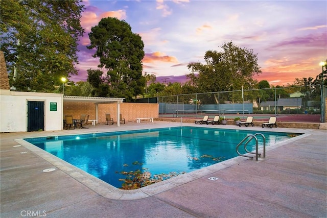 42724 Santa Suzanne Pl, Temecula, CA 92592 - view of swimming pool with a patio area