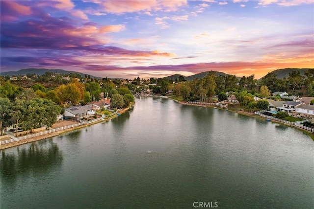 42724 Santa Suzanne Pl, Temecula, CA 92592 - water view featuring a mountainous background