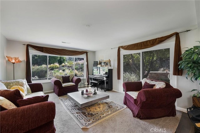 170 Buckthorn Dr, Brea, CA 92823 - living room with baseboards and carpet flooring