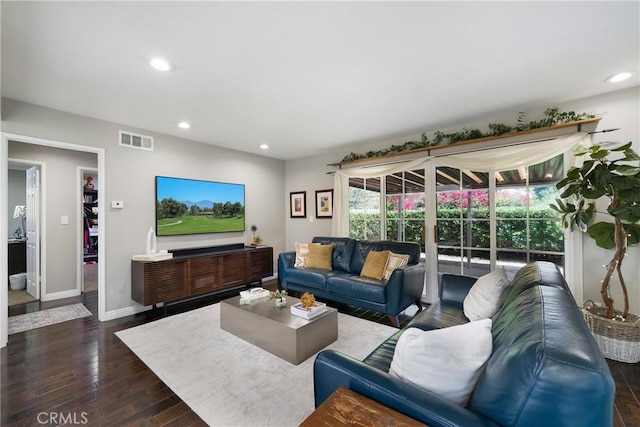 170 Buckthorn Dr, Brea, CA 92823 - living room with recessed lighting and dark wood-style flooring