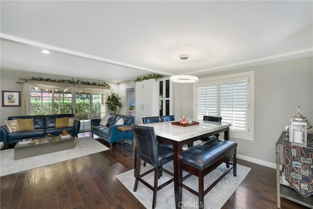 170 Buckthorn Dr, Brea, CA 92823 - dining space with dark wood-style flooring and recessed lighting