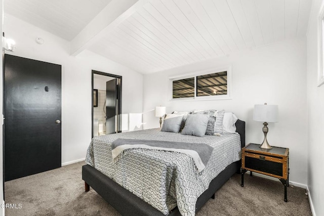17002 E Nubia St, Covina, CA 91722 - bedroom featuring carpet floors and wood ceiling