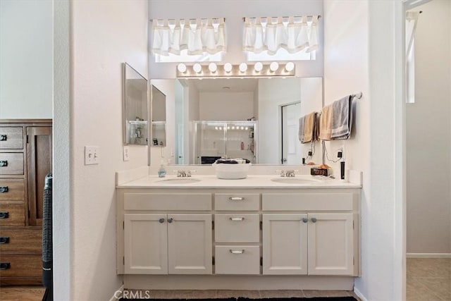 27185 Buffalo Trl, Corona, CA 92883 - full bath with double vanity and a shower