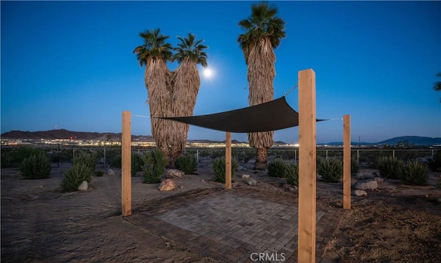 72160 Winters Rd Unit 29, Palms, CA 92277 - view of patio featuring a mountain view