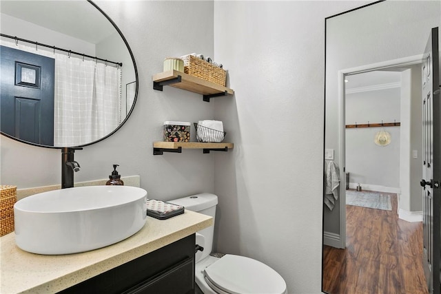 23763 Aspen, Murrieta, CA 92562 - full bath featuring wood finished floors and vanity