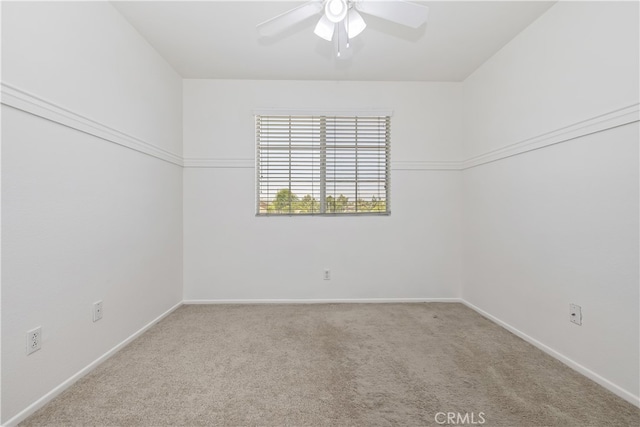 17129 Lacebark St, Fontana, CA 92337 - carpeted spare room with ceiling fan and baseboards