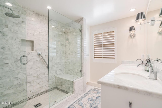 5040 Island View St, Oxnard, CA 93035 - bathroom with a stall shower and double vanity