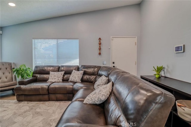 5970 Sky Meadow St, Jurupa Valley, CA 92509 - living area featuring recessed lighting and lofted ceiling