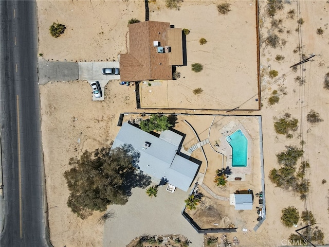 5676 Aztec Ave Unit 29, Palms, CA 92277 - aerial view of a pool