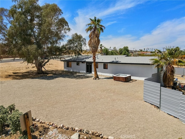 5676 Aztec Ave Unit 29, Palms, CA 92277 - rear view of house