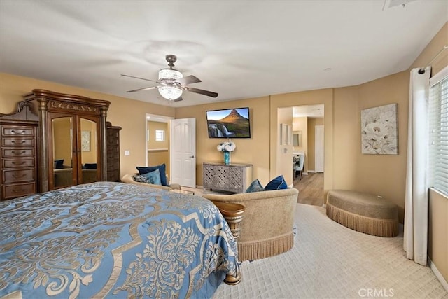 4106 Irish Moss Ln, San Bernardino, CA 92407 - bedroom with a ceiling fan and baseboards