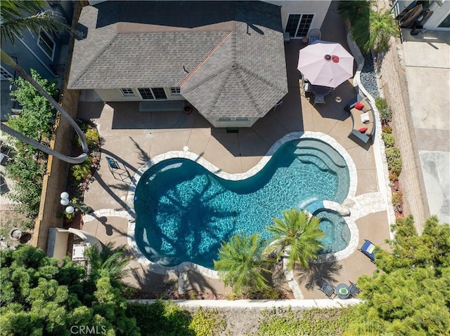 25572 Orchard Rim Ln, Lake Forest, CA 92630 - view of subject property with a pool area