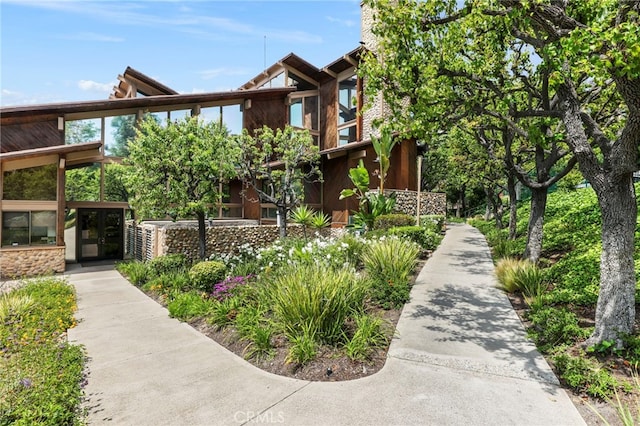 24932 Dove Tree Ln, Lake Forest, CA 92630 - view of front of house featuring stone siding