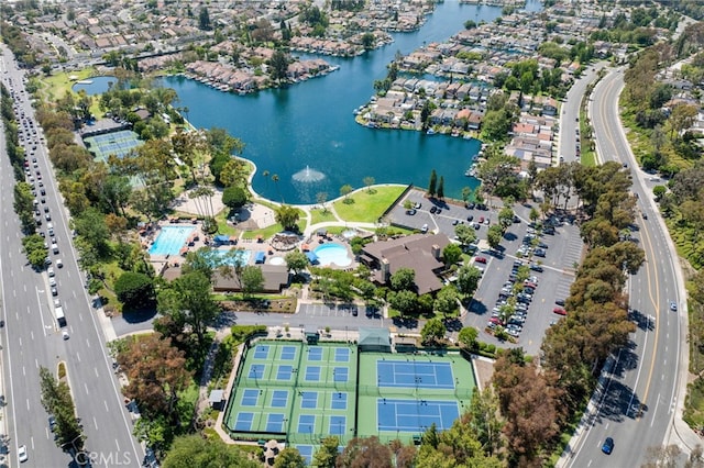 24932 Dove Tree Ln, Lake Forest, CA 92630 - aerial view of property and surrounding area featuring a large body of water