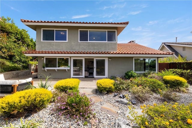 6935 Verde Ridge Rd, Rancho Palos Verdes, CA 90275 - rear view of property with stucco siding, a tiled roof, and a patio area