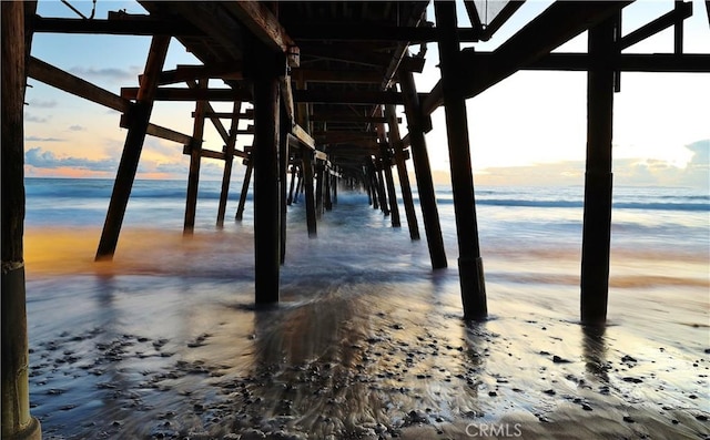 518 Avenida Victoria Unit A, San Clemente, CA 92672 - dock featuring a water view and a pier
