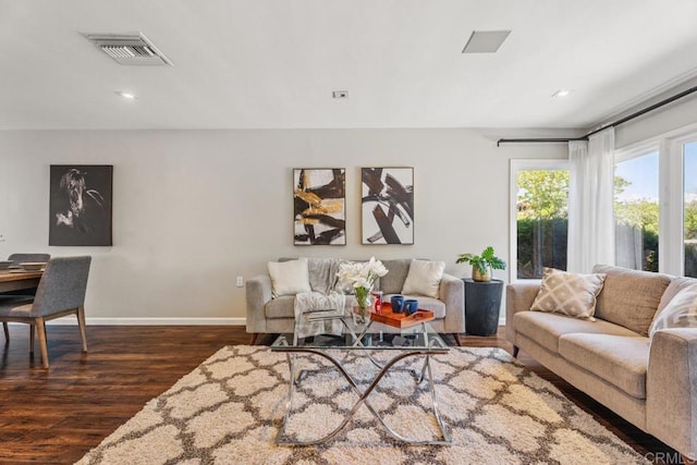 17177 Bernardo Center Dr, San Diego, CA 92128 - living area featuring wood finished floors and recessed lighting