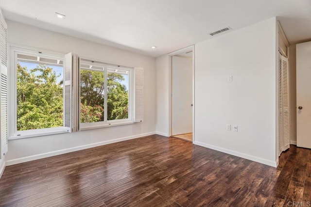 17177 Bernardo Center Dr, San Diego, CA 92128 - spare room with wood finished floors and recessed lighting