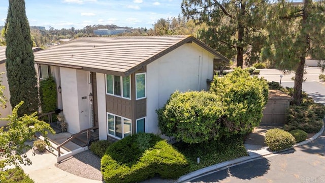 17177 Bernardo Center Dr, San Diego, CA 92128 - view of front of property featuring stucco siding and a tiled roof