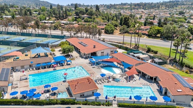 17177 Bernardo Center Dr, San Diego, CA 92128 - bird's eye view of a pool