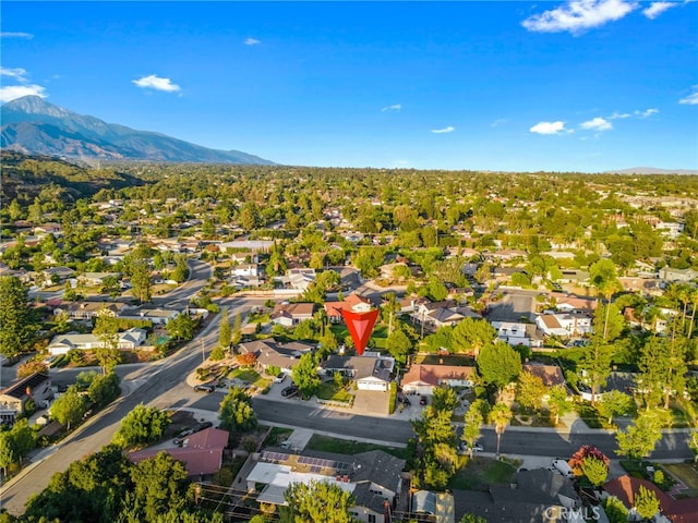 2240 La Sierra Way, Claremont, CA 91711 - aerial view of property and surrounding area with nearby suburban area