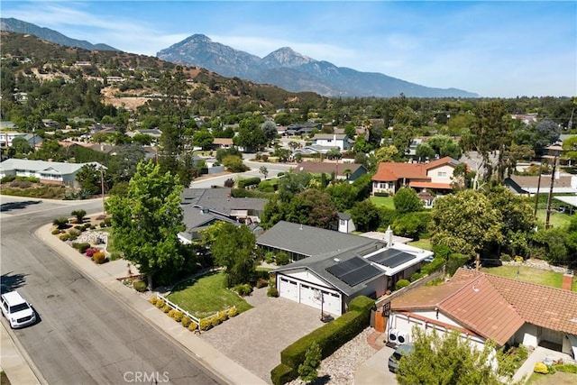 2240 La Sierra Way, Claremont, CA 91711 - aerial view of residential area with a mountainous background