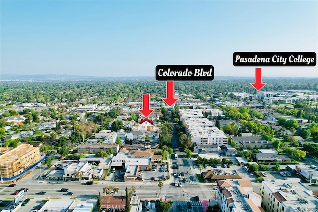 118 N Allen Ave Unit 2, Pasadena, CA 91106 - drone / aerial view