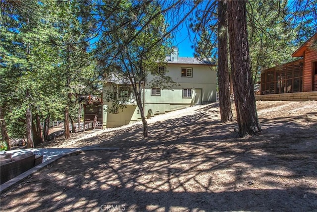 32425 Snowshoe Ln, Running Springs, CA 92382 - back of house