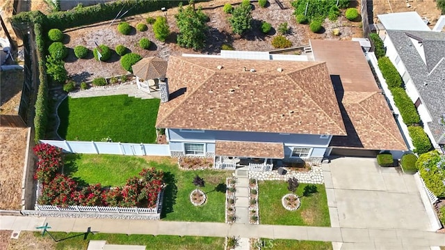 415 Buttonwood Dr, Brea, CA 92821 - aerial view of property and surrounding area
