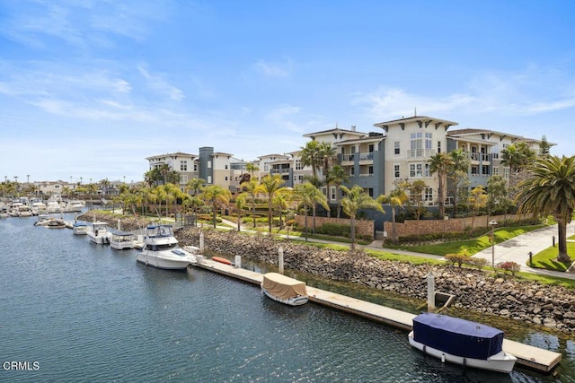 1437 Windshore Way, Oxnard, CA 93035 - dock area featuring a water view