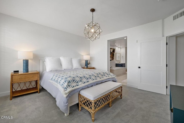 1437 Windshore Way, Oxnard, CA 93035 - bedroom with carpet flooring and connected bathroom