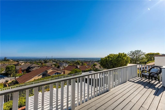 3602 E Ridgeway Rd, Orange, CA 92867 - wooden terrace with a residential view
