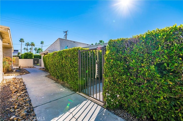 1111 E Ramon Rd Unit 37, Palm Springs, CA 92264 - view of gate