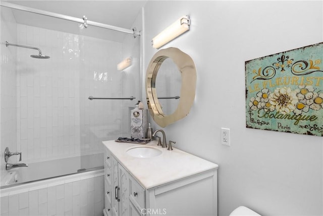 1164 12th St, Los Osos, CA 93402 - bathroom featuring tiled shower / bath combo and vanity