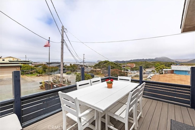 1164 12th St, Los Osos, CA 93402 - deck featuring a mountain view