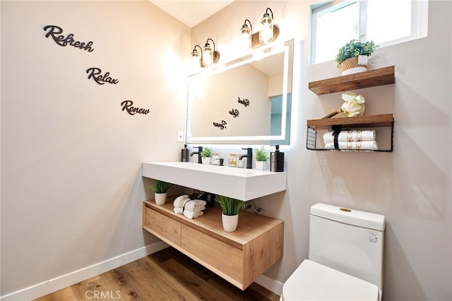 10113 Dorset, Rancho Cucamonga, CA 91730 - bathroom featuring wood finished floors and toilet