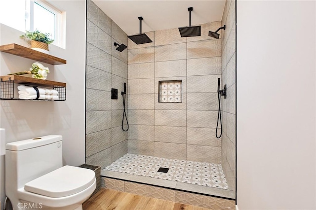 10113 Dorset, Rancho Cucamonga, CA 91730 - bathroom featuring wood finished floors and tiled shower