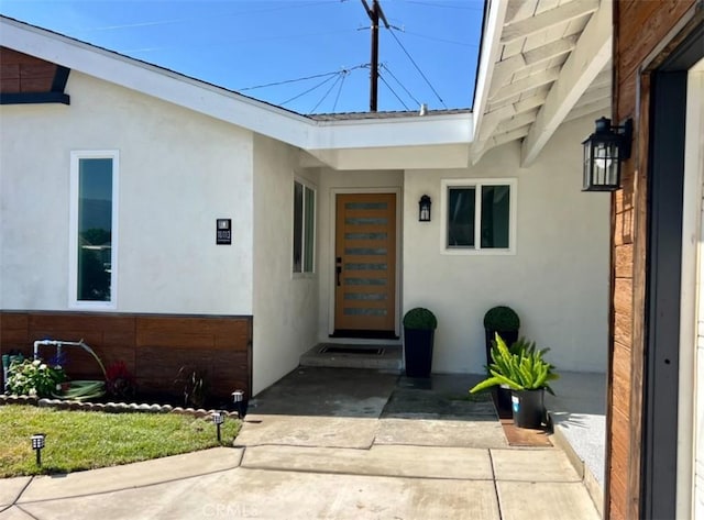 10113 Dorset, Rancho Cucamonga, CA 91730 - property entrance featuring stucco siding