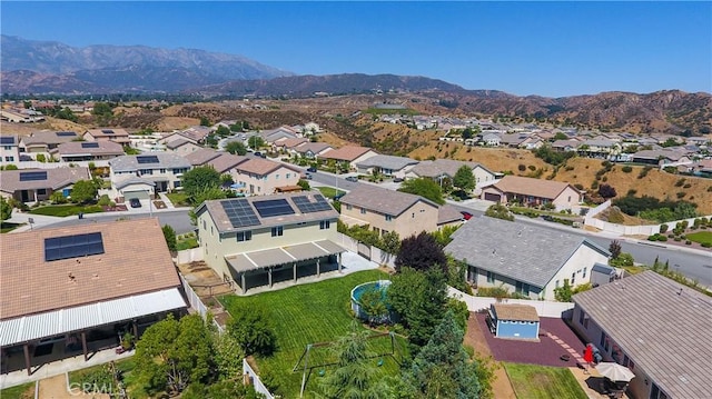 102 Mesa Ct, Calimesa, CA 92320 - aerial perspective of suburban area with mountains