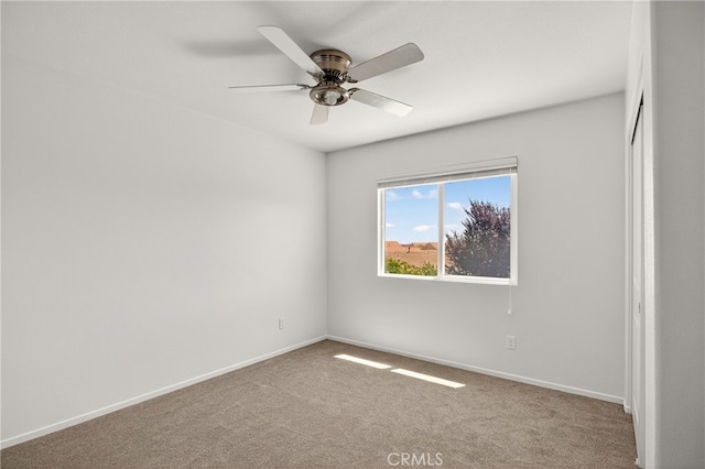 102 Mesa Ct, Calimesa, CA 92320 - carpeted empty room featuring ceiling fan and baseboards