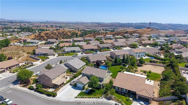 102 Mesa Ct, Calimesa, CA 92320 - aerial view of residential area featuring a mountainous background