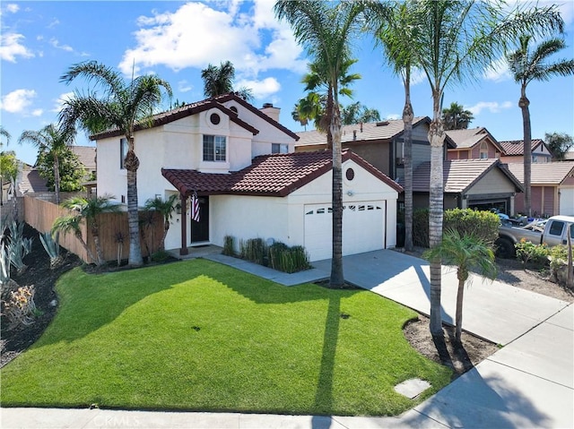 11700 White Pine Ct, Fontana, CA 92337 - view of front of house with stucco siding, an attached garage, and concrete driveway