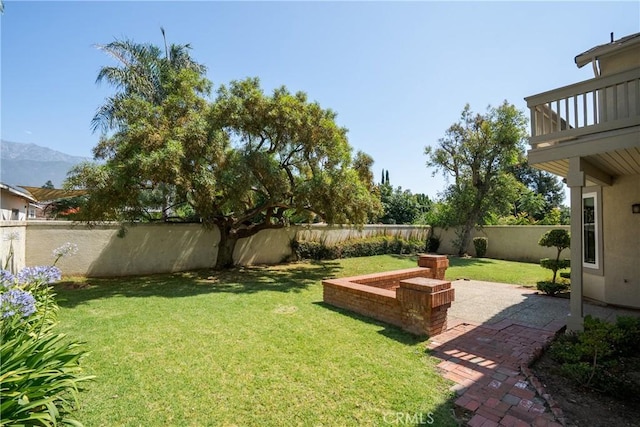 9320 Isaac Lord Dr, Rancho Cucamonga, CA 91701 - fenced backyard with a patio area