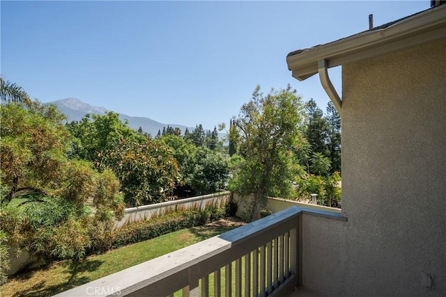 9320 Isaac Lord Dr, Rancho Cucamonga, CA 91701 - balcony featuring a mountain view